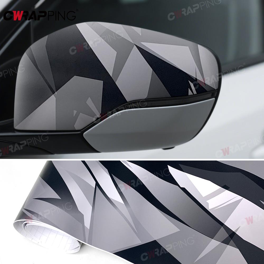 Camouflage Vinyl Wrap Films Car Sticker Bubble Free Foil Gun Sticker Self-adhesive Car Camo Woodland Natural Decal Decoration