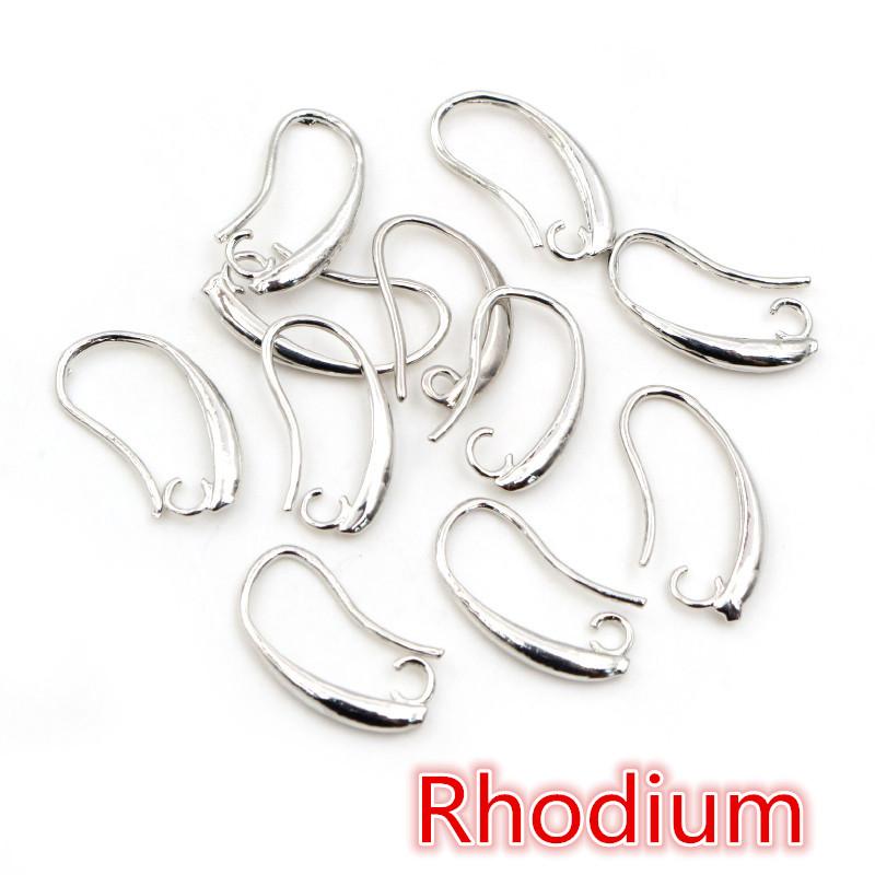 20 Stück Kleine Messing Französische Ohrhaken Draht 19x10mm/17x9.5mm DIY Kleine Ohrhaken Schmuckherstellung Zubehör Endstücke