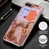 Colorful Marble Case For Samsung Z Flip 8 7 6 5 Luxury Plating Leather Skin Folding Phone Cover For Galaxy Z Flip8 Flip7 Flip6