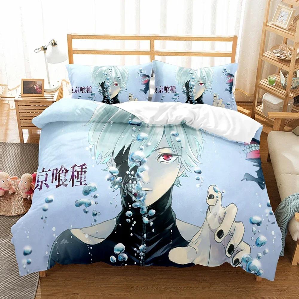 Fashion 3DTokyo Food speciesBedding Sets Duvet Cover Set With Pillowcase Twin Full Queen King Bedclothes Bed Linen Customizable
