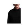 Moncler Solid Color Knitted Crew Neck Sweater Men Sweater Black K20919C00022M4281999