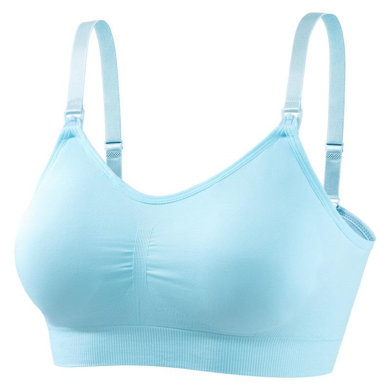 Women Seamless Front Buckle Wireless Nursing Bra For Pregnant Maternity Breastfeeding