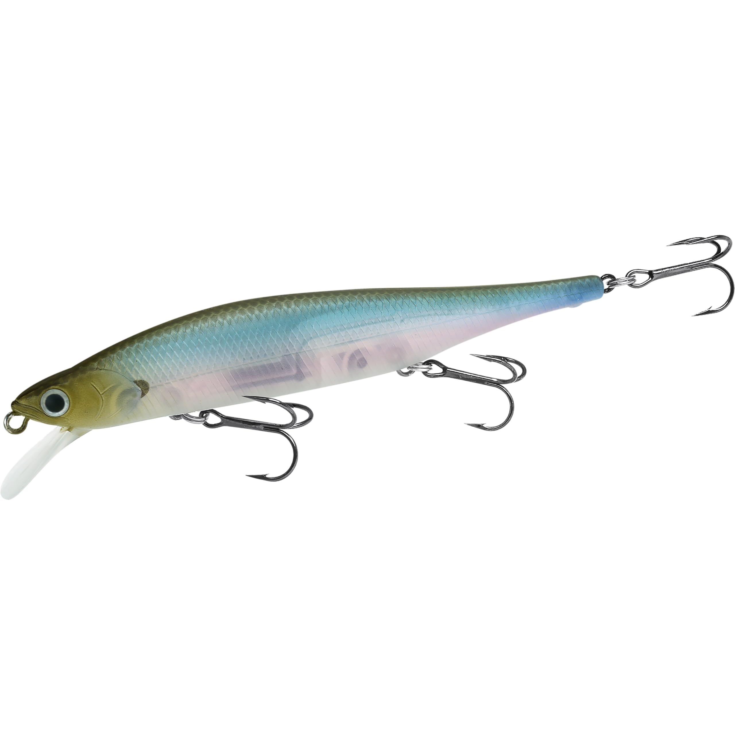 

LUCKY CRAFT Lightning Pointer 110SP 538 NC Ghost Freshwater Bass Fishing Smallmouth Striped Bass Fishing Tackle Minnow, Lure, Suspending, 6-Foot