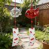 Creative Decoration Glass Wind Chime Goldfish Design Goldfish Wind Chime Wind Chime  Creative Home