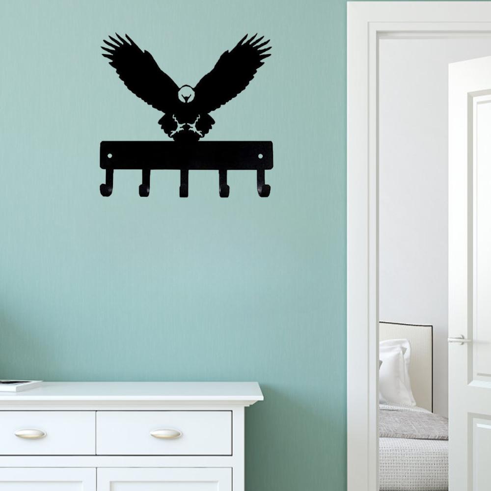 Eagle Bird Key Rack Hanger - Small 6 Inch Wide Hanger In The Hallway Decoration For Home