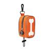 Pet Waste Bag Dispenser With Refillable Poop Bags Dogs PVC Portable Dog Poo Holder In Blue Black Orange