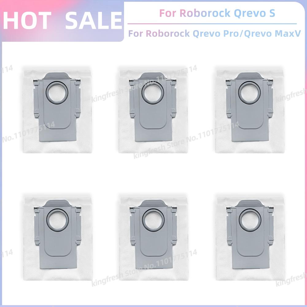 Fit For (Roborock Qrevo S, Qrevo Pro, Qrevo MaxV, Qrevo Plus) Vacuum Parts Main Roller Side Brush Filter Mop Pad Cloth Dust Bag