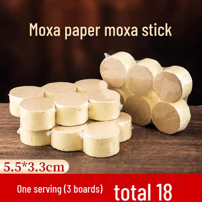Extra Large Bold Moxa Stick with Pure Wool for Moxibustion Therapy - Aged Mugwort Coarse Stick.
