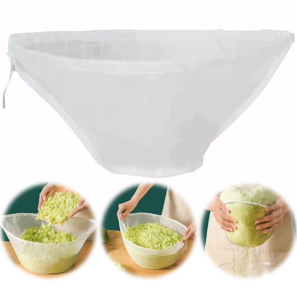 Gifts Bowl Shape Cheese Cloth Bag with Closed Edges Fine Mesh Soy Milk Bags Reusable Cheesecloth Bags Kitchen Gadget