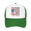 Years America Statue Of Liberty Proud Usa Flag Mesh Baseball Cap Unisex Women Fashion Sun Hats Adjustable Summer Trucker Hat
