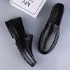 FashionItaly Dress Shoes Mens Fashion Patent Leather Shoes for Men Black Mens Loafers Shoes Luxury Office 2024 Chaussure Homme