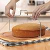 1PCS Einstellbare Diy 2-Draht Schicht Scheibe Brot Cutter Langlebig Leveler Edelstahl Kuchen Backen Werkzeuge Küche Gadget