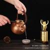 Handcrafted Hammered Copper Teapot Water Boiling Tea Brewing Pot