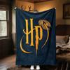 1pc Harry Potter Golden Snitch Outdoor Flannel Throw Blanket All Season Soft Warmth,Home Decor 1031169