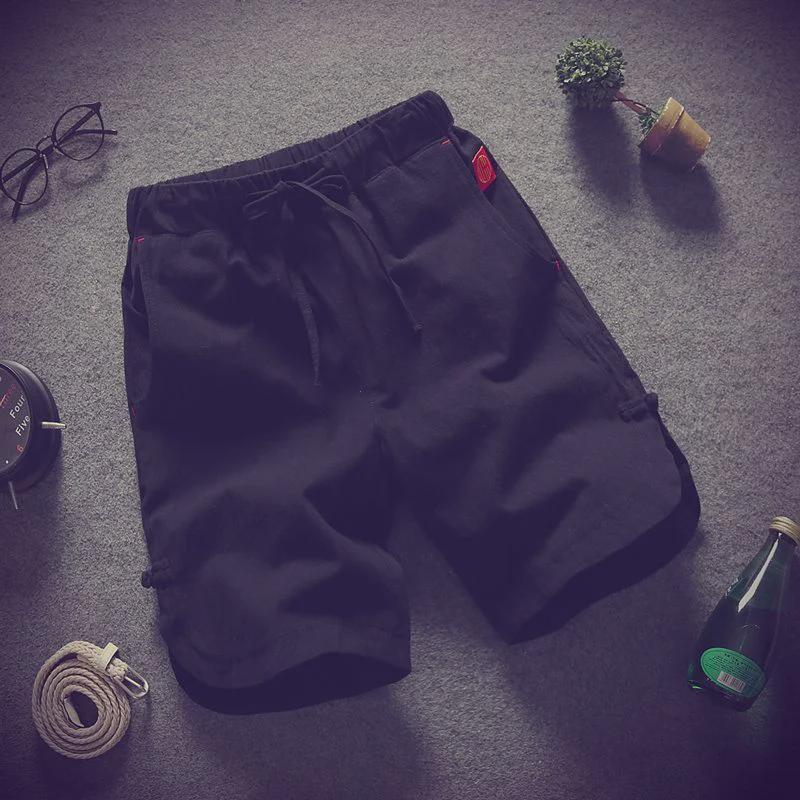 Men's Trendy Linen Beach Shorts: Lightweight, Breathable, Casual Loose Fit