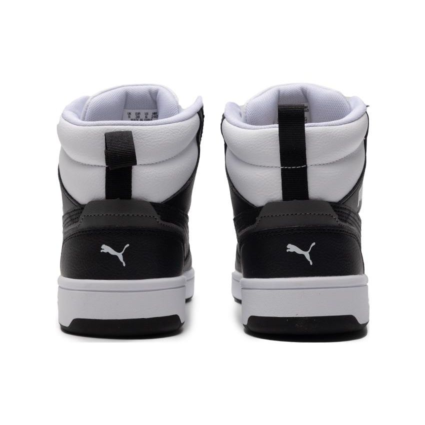 Puma Rebound V6 White Black Shadow Gray 392326-01