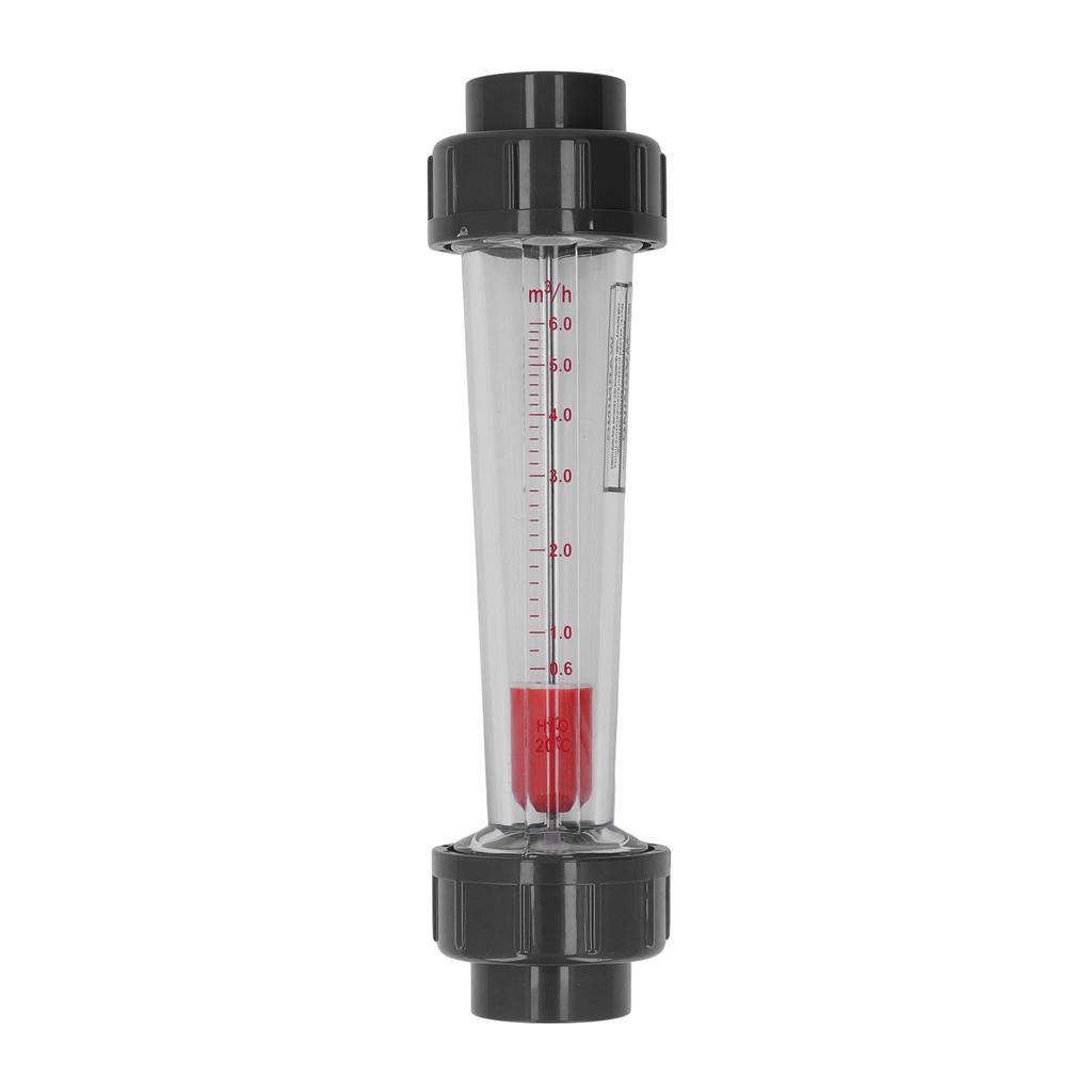 Liquid Flow Meter High Accuracy ABS Plastic Tube Design 0.6‑6m³ h Water Flowmeter