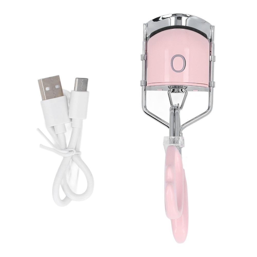 2 Temperature Modes Heated Eyelash Curler Electric Lash Curler  Natural Eyelash Curling