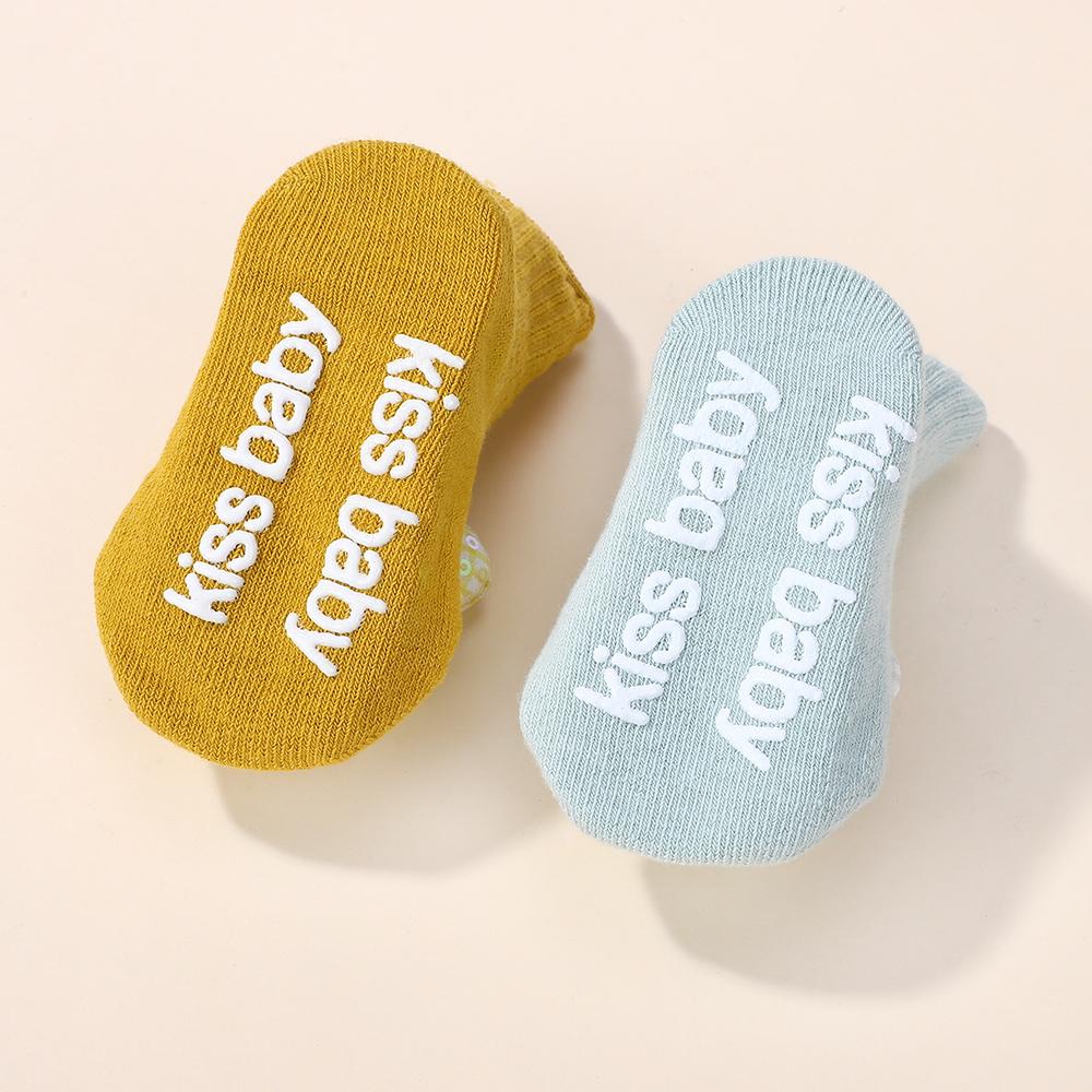 6pairs Random Color Pretty Newborn Baby Girls Socks Cute Flowers Toddler Princess Leather Soles Infant Soft Elastic Floral Sock