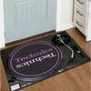 Cartoon Record Rug Non-Slip Floor Mat for Kitchen Bedroom Bathroom Living Room Entrance Home Decor