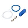 3D-Drucker Teile Kit 1 Meter Weiß Blau PTFE Schläuche mit Rohrschneider Pneumatikverbinder für 3D-Drucker Ersatzteil