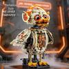 LEGO-Compatible Mechanical Duck Cartoon Model - Children's Assembly Toy Gift