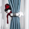 Christmas Curtain Buckle Santa Claus Curtain Tieback Curtain Hook Clips Hanging Ornament Buckle Clip Holdback Xmas Window Decor