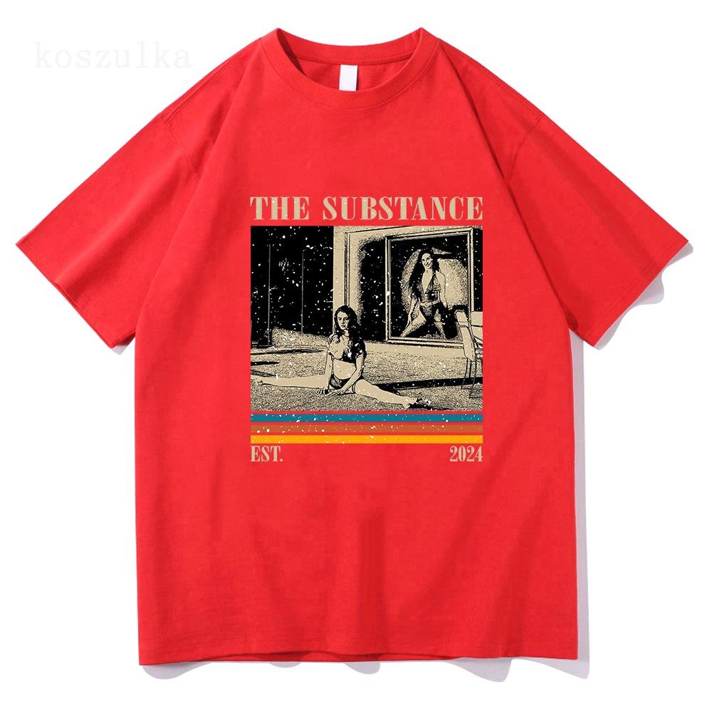 Das Substance Monstro Elisasue T-Shirt für Herren/Damen Harajuku Vintage Grafik-T-Shirt Klassisches Hochwertiges Baumwoll-T-Shirt