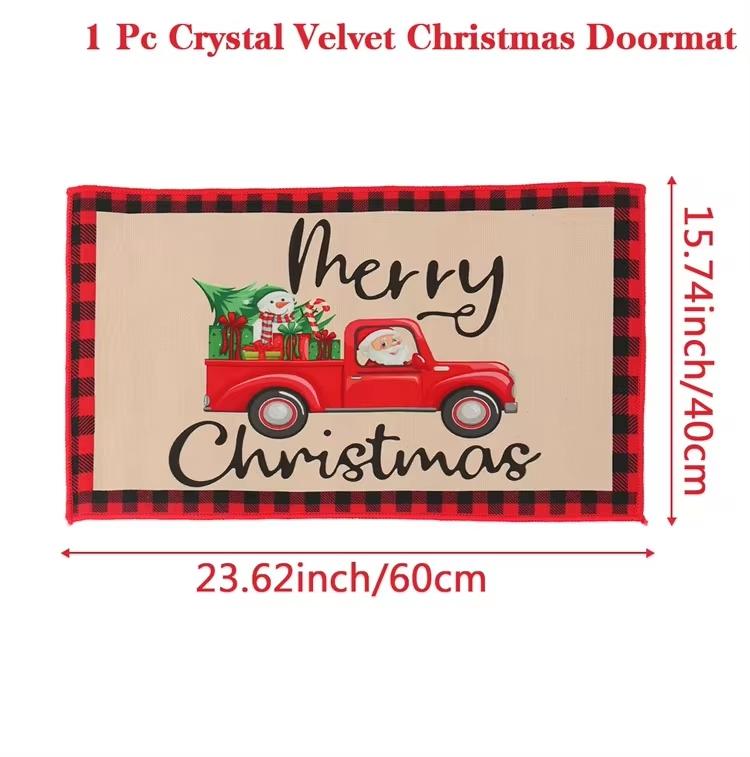 Christmas Door Mat Santa Claus Carpet Marry Christmas Decoration For Home 2026 Xmas Gifts Navidad Natal Noel Happy New Year 2026