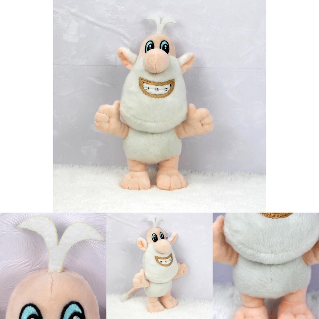 Adorable Anime Cartoon Small White Pig Brownie Buba Booba Plush Stuffed Toy For Kids