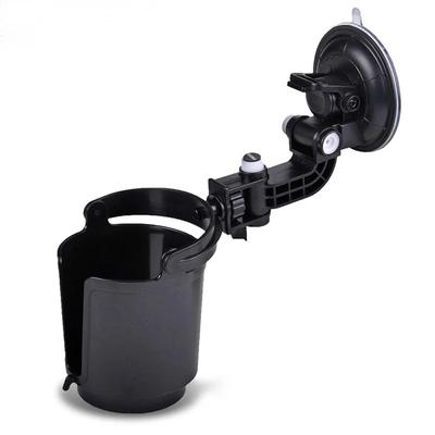 Auto Cup Holder for Cars Recessed Folding Drink Sturdy Black Vehicle Adjustable