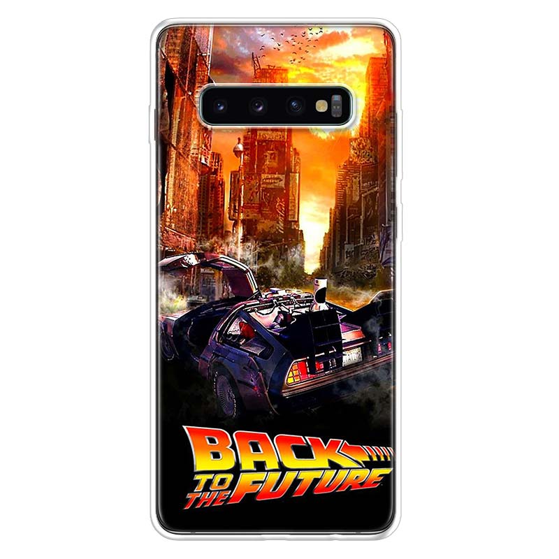 

Back to the Future DeLorean Time Machine Phone Case For Samsung Galaxy A52 A51 A50S A32 A22 A12 A02S A72 A71 A31 A70 A30S Note 2 Samsung A22 4G
