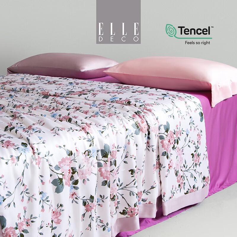 

ELLE DECO Lenzing Tencel Floral Cooling Quilt