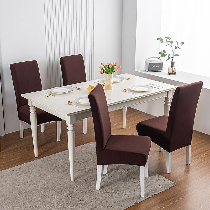 Printed Christmas Day Elastic Chair Cover Household One-Piece Half-Pack Stool Cover Hotel Dining Table Chair Cover