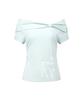 ILLIGO Saeso Dear Bow Off-Shoulder Tee Mint