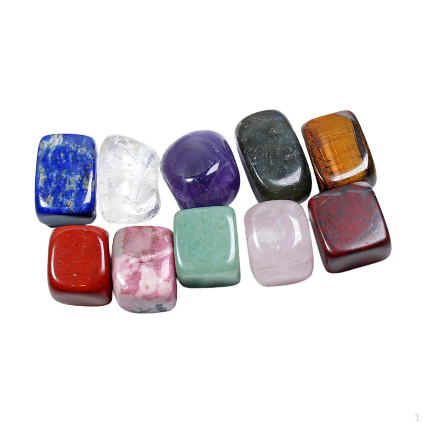 

10 Pieces Tumbled Stones Lightweight Vase Filler for Crafting Office Balcony