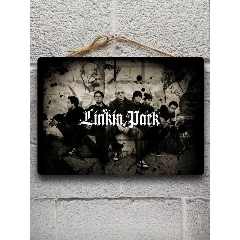 Металлическая табличка Linkin Park, Винтажный постер группы, Настенное искусство 30