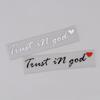 Trust In God Believe In God Rearview Mirror Stickers God Letter Stickers Are Suitable For All Kinds Of Cars And Motorcycles