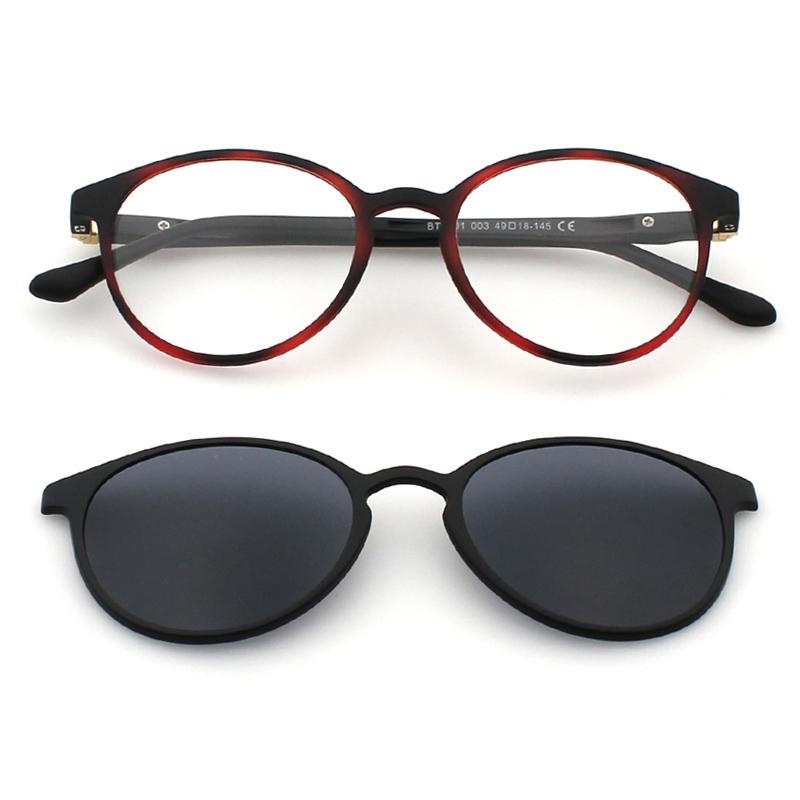 

Солнцезащитные очки ZENOTTIC Polarized с магнитным креплением на оптических оправах для мужчин, солнцезащитные очки для близорукости, 2 в 1, женские очки по рецепту Single Version&1.56&None