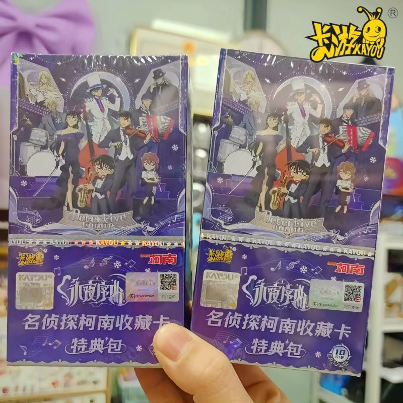 Genuine Detective Conan Collection Card Exquisite Black and Gold Character Card Anime Protagonist Peripheral Collect Gifts