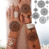 Cross Henna Art Temporary Tattoo Sticker for Arm and Neck