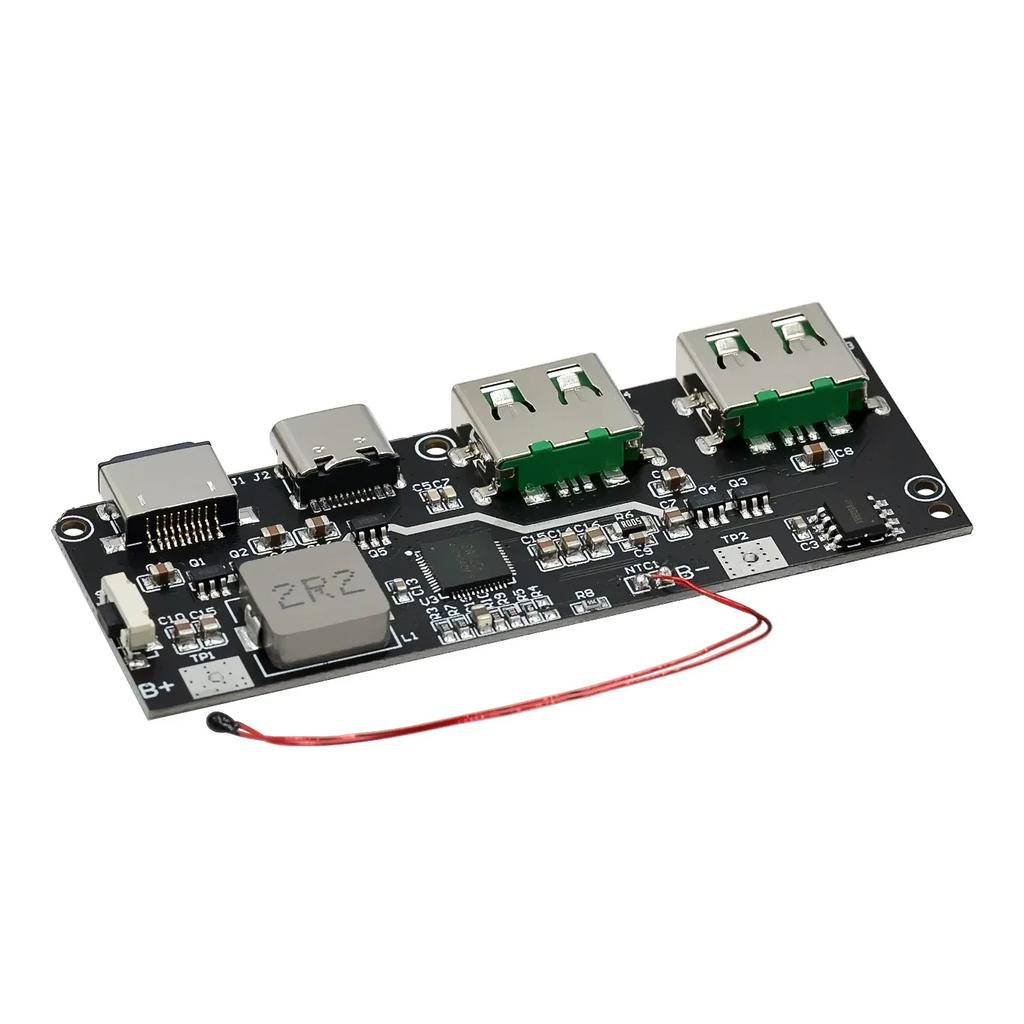 QC4.0 QC3.0 LED Dual USB 5V 4.5A 22.5W Micro/Type-C USB Mobile Power Bank 18650 Charging Module Temperature / Circuit Protection