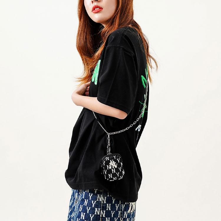 New MLB New York Yankees T Shirts Unisex Black 3ATSL1023-50BKS