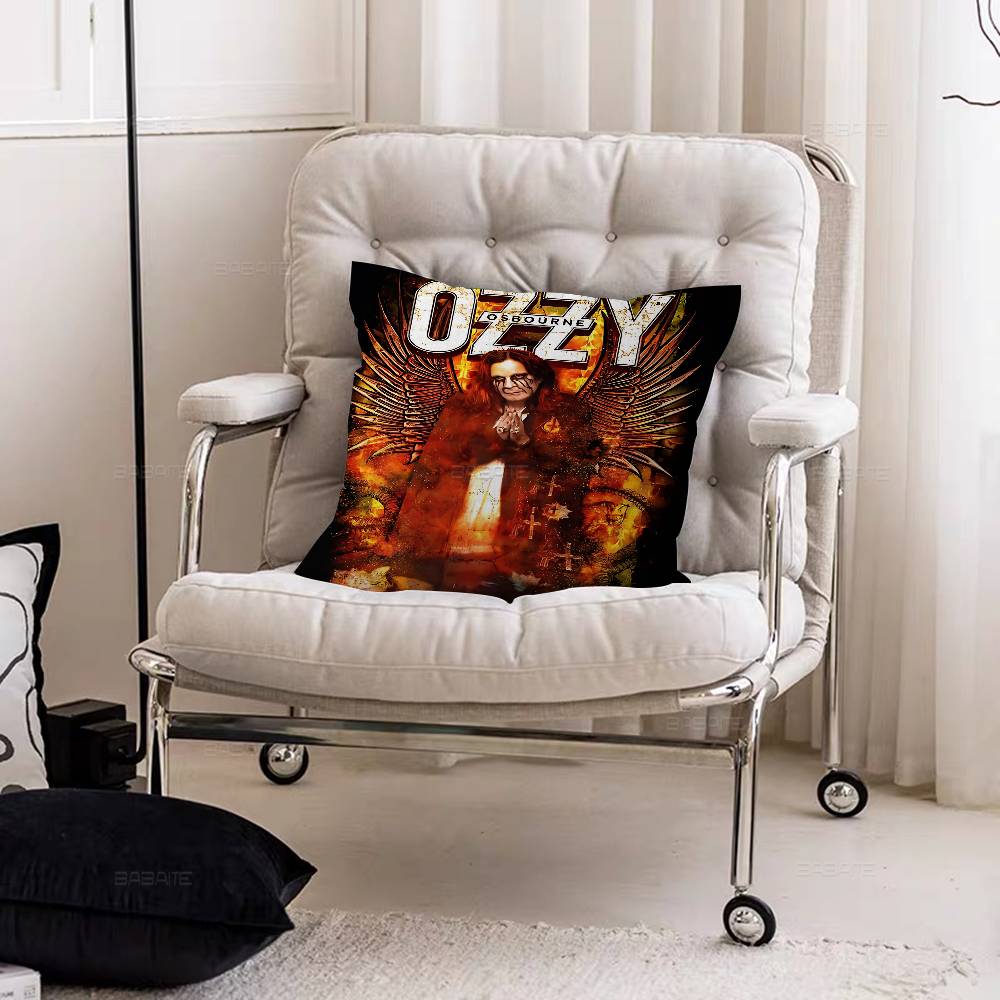 Rock O-Ozzy Osbourne Povlaky na polštáře Domácí povlečení Dekorativní povlak na polštář Svatba Super měkký povlak na polštář