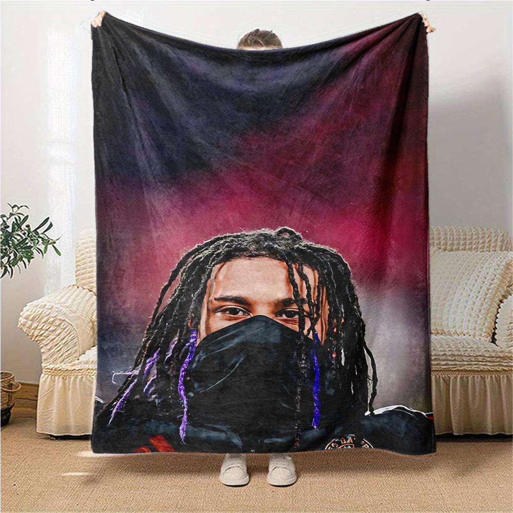 Michael Olise Player Season Blankets Flannel Printed Breathable Warm Throw Blanket for Home Office Bedspreads 0708a45