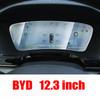 For BYD han 15.6 inch  Car GPS navigation Protective film LCD Screen Tempered glass protector Anti-scratch film fitting