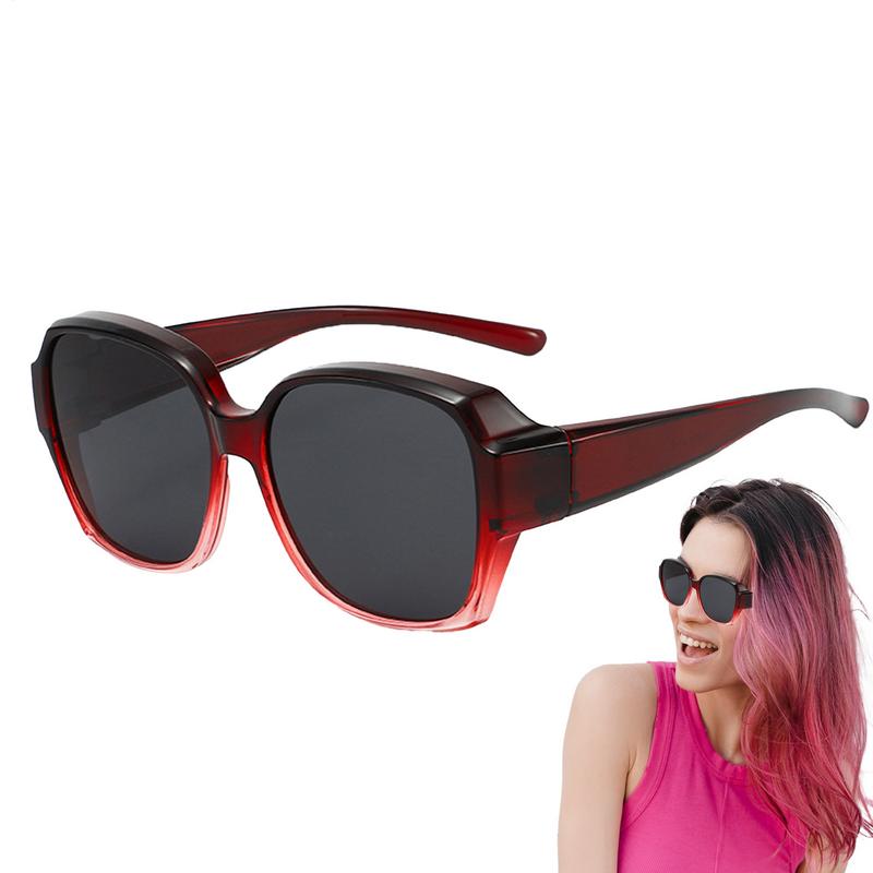 Anti-UV Sunglasses Polarized Fit Over Glasses Sunglasses Fitover Wrap Around Eyewear Unisex Eyewear Outdoor Travel Sun Glasses