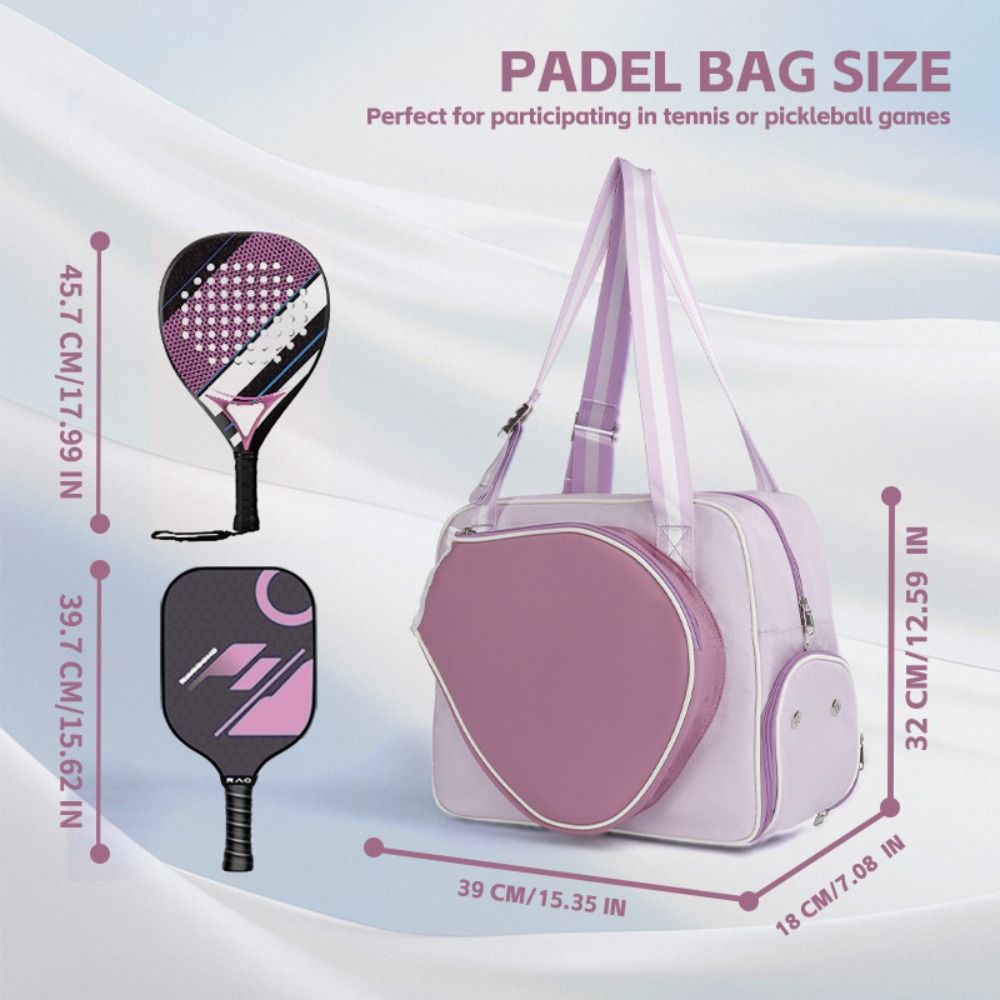 Nylon Pickleball Schlägertasche Schultertasche Große Kapazität Pickleball Handtasche Outdoor-Sport