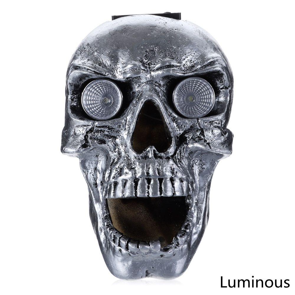 

Новый готический универсальный панк светодиодный фара с черепом дальний/ближний свет мотоциклетные декоративные огни Luminous