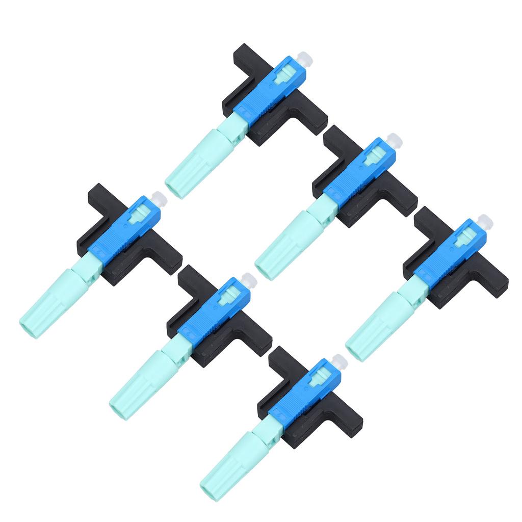 20PCS FTTH Embedded Fiber Connectors SC-UPC Cold Splicing Single Mode Fiber Optic Quick Connector T 